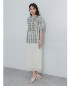 Te chichi チェックフリルブラウス《2026 SUMMER LOOK item》