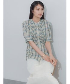 Te chichi チェックフリルブラウス《2026 SUMMER LOOK item》