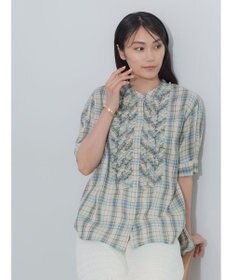 Te chichi チェックフリルブラウス《2026 SUMMER LOOK item》