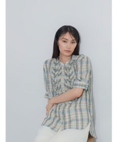 Te chichi チェックフリルブラウス《2026 SUMMER LOOK item》