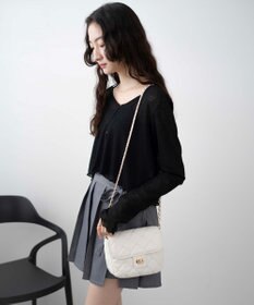 WEGO スタッズ付きキルティングショルダー