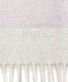 MOONBAT FURLA ウールブロックチェックラメストール/幅50cm