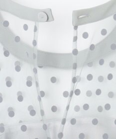 GRACE CONTINENTAL ドットチュールサロペット