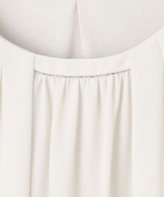 23区 S 【洗える】シルキーデシン ギャザー カットソー