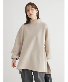 Green Parks Ｂｒｕｓｈｅｄ　タートル裏起毛チュニック