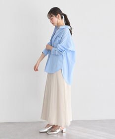 earth music&ecology バックツイストオーバーシャツ