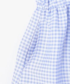 ANY KIDS ギンガム ドッキングワンピース