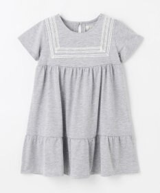 組曲 KIDS 【UVカット】【110-140㎝】セーラーレース ワンピース