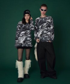 WEGO 【ユニセックス着用ITEM】ワッフルロゴT（長袖）