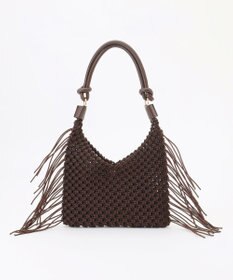 自由区 クロッシェフリンジ バッグ