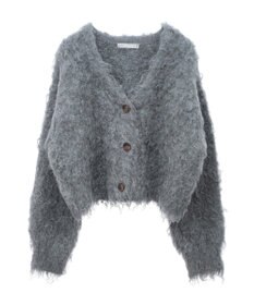 Green Parks armonia．シャギーショートカーディガン