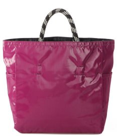 LeSportsac MEDIUM 2 WAY TOTE/２ウェイパープル/ブラックシャイン