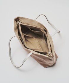 russet バイカラーレザーハンドルトートバッグ(SF-279)