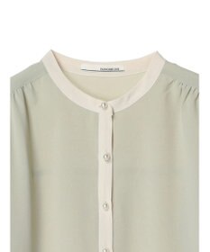 Green Parks ・ＥＬＥＮＣＡＲＥ　ＤＵＥ　バイカラーブラウス