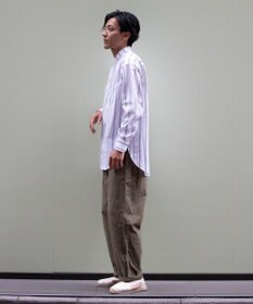 KASHIYAMA GIZA 100/2 バンドカラーシャツ