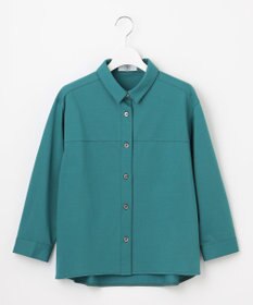 J.PRESS LADIES L 【冷房対策に】タイプライターライクジャージー シャツ カットソー