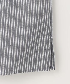 J.PRESS LADIES 【洗える】BEZ空羽ストライプ クルーネック ブラウス