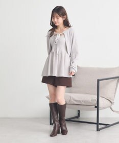 earth music&ecology バックレースアップショートパンツ