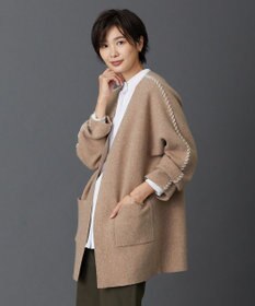 J.PRESS LADIES 【洗える】BONNY Vネック ニット アウター