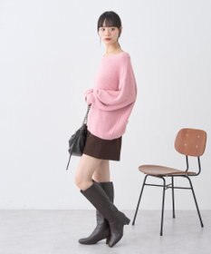 earth music&ecology バックレースアップショートパンツ