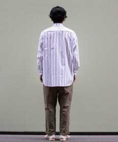 KASHIYAMA GIZA 100/2 バンドカラーシャツ