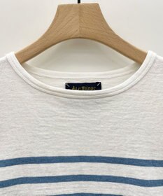 自由区 【洗える】Le minor(ルミノア) ボーダーカットソー