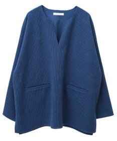 Green Parks 柄圧縮ポンチキーネックプルオーバー