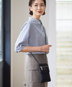 J.PRESS LADIES 【WEB限定カラーあり・セットアイテム】コインケース付き スマホ ポシェット