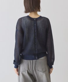 AMERICAN HOLIC 【前後2WAY】透かし編みニットカーディガン