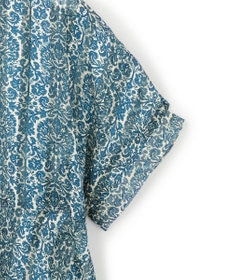 J.PRESS YORK STREET 【WOMEN】オリジナルタイルプリント ブラウス