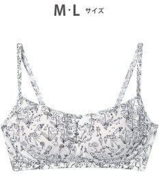 tsumori chisato SLEEP ツモリチサト ノンワイヤーブラ フルカップ ブラジャー ベア天竺素材(身生地) レディース UBX411 /ワコール