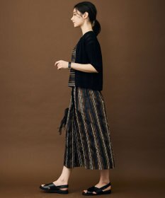 自由区 マルチストライプジャカード スカート