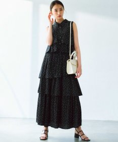 組曲 S 【入江未悠さんコラボ】ギャザーライトデシンティアード ブラウス