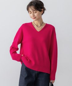 23区 【見上愛さんコラボカラー/VERY掲載】カシミヤブレンド Vネック ニット