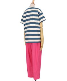 WACOAL ワコール_リラックス＆スリープ パジャマ 4分袖 長ズボン 綿100%(本体) PEANUTS スヌーピー レディース FDT155 /ワコール