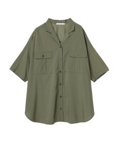 AMERICAN HOLIC 接触冷感＋ＵＶカットＷポケットＢＩＧシャツチュニック