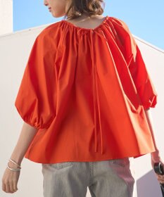 UNFILO FINE MOVE 2WAYギャザーブラウス