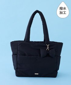 Maison de FLEUR 撥水加工パファーキャリーオントートバッグ