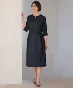 J.PRESS LADIES L 【定番人気・セットアップ対応】OXIJEWEL ストレッチ ワンピース