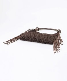 自由区 クロッシェフリンジ バッグ