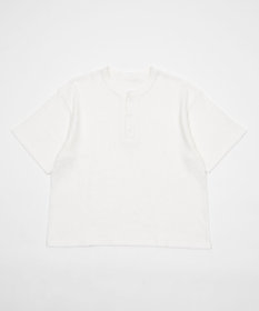WEGO 【ユニセックス着用ITEM/MLサイズ展開】ワッフルヘンリーネックT（SS）