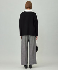 ICB 【洗える】 シンセティックダブルフェイス ラガーニットプルオーバー