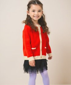 ami amie キャンバスブルームカーディガン85cm～130cm