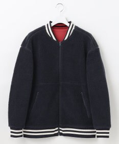 PW CIRCULUS 【MEN】【撥水/防風】リバーシブル ボア ジップアップ ブルゾン