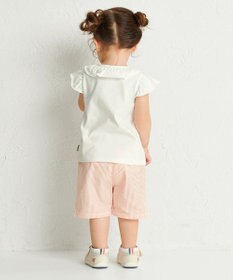 MIKI HOUSE HOT BISCUITS 【80-120cm】サッカー素材 5分丈パンツ