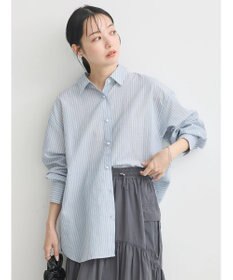 earth music&ecology パールボタンオーバーシャツ