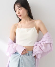 earth music&ecology アシメショルダーショートキャミソール