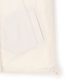 UNFILO L 【自宅で洗濯OK / ファー襟取り外し可能】TAIONコラボ ボア襟 リバーシブルダウン