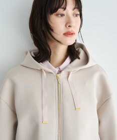 YECCA VECCA バックプリーツZIPフーディー