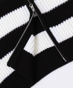 WEGO ダブルジップショートニットブルゾン